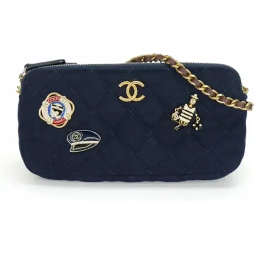 Pre-owned Cotton shoulder-bags , female, Sizes: ONE SIZE - Chanel Vintage - Modalova