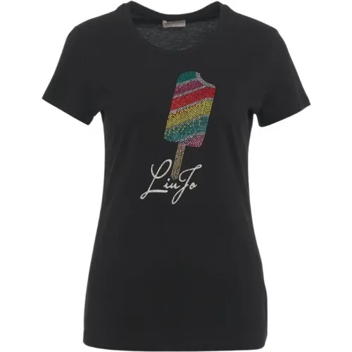 Modisches T-Shirt für Männer und Frauen,Lässiges T-Shirt für Frauen - Liu Jo - Modalova