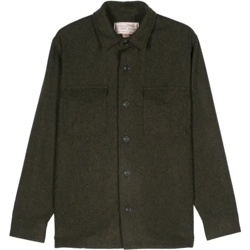 Waldgrünes JAC-Shirt , Herren, Größe: M - Filson - Modalova