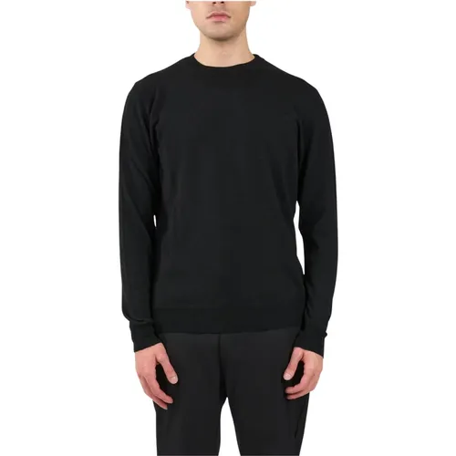 Virgin Wool Crewneck Sweater , male, Sizes: M, L, XL, 2XL - Mauro Grifoni - Modalova