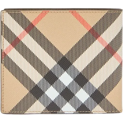 Check Bi-Fold Geldbörse Burberry - Burberry - Modalova