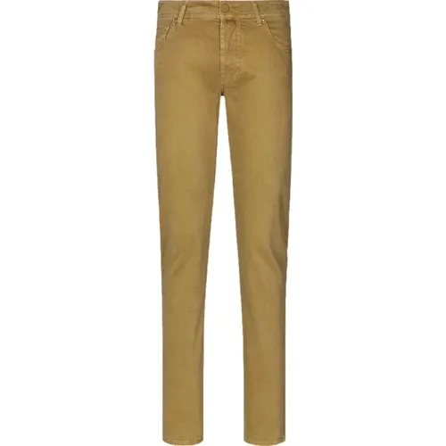 Dark Bard Gabardine Jeans - Perfect Fit and Style , male, Sizes: W31, W35 - Jacob Cohën - Modalova