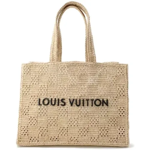 Pre-owned Raffia louis-vuitton-bags , female, Sizes: ONE SIZE - Louis Vuitton Vintage - Modalova