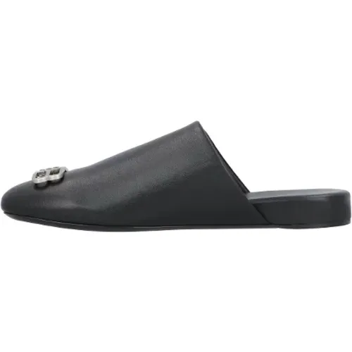 Leder mules-clogs , Herren, Größe: 40 EU - Balenciaga - Modalova