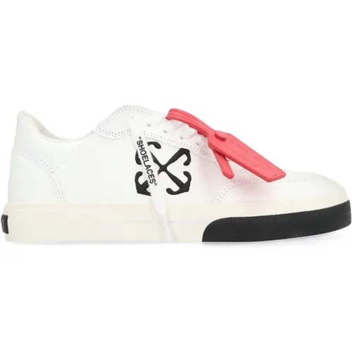 Leder-Sneaker mit Anhänger Off - Off White - Modalova