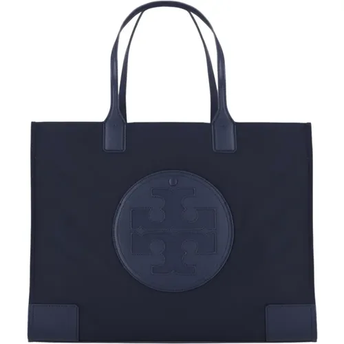 Blaue Einkaufstasche mit Henkeln - TORY BURCH - Modalova