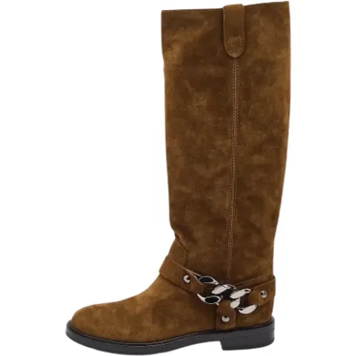 Pre-owned Wildleder boots - Casadei Pre-owned - Modalova