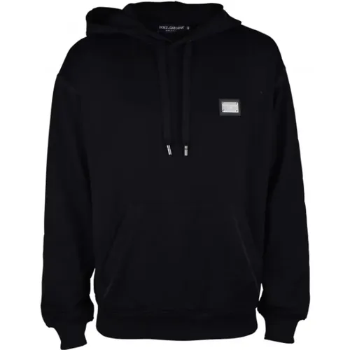 Hooded Sweatshirt , male, Sizes: L, XL, M - Dolce & Gabbana - Modalova