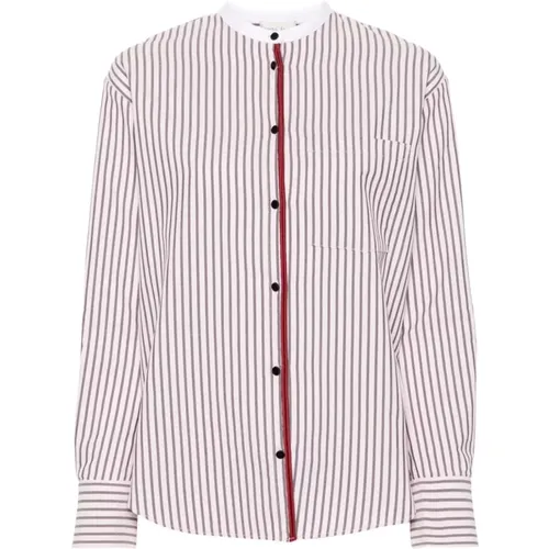 Vertical Stripe Shirt Multicolour , female, Sizes: XS, M - Forte Forte - Modalova