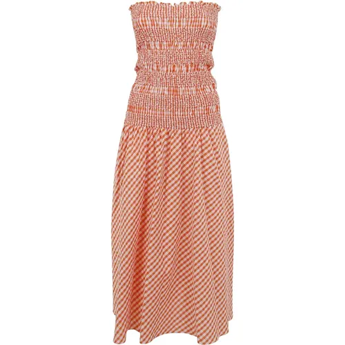Orange Moyen Maxi Dress , female, Sizes: M - Kenzo - Modalova