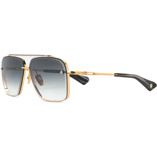 Gold Sunglasses, Everyday Style, Original Case , unisex, Sizes: 62 MM - Dita - Modalova