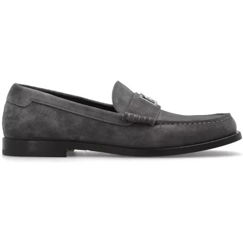 Wildleder-Loafer , Herren, Größe: 39 EU - Dolce & Gabbana - Modalova