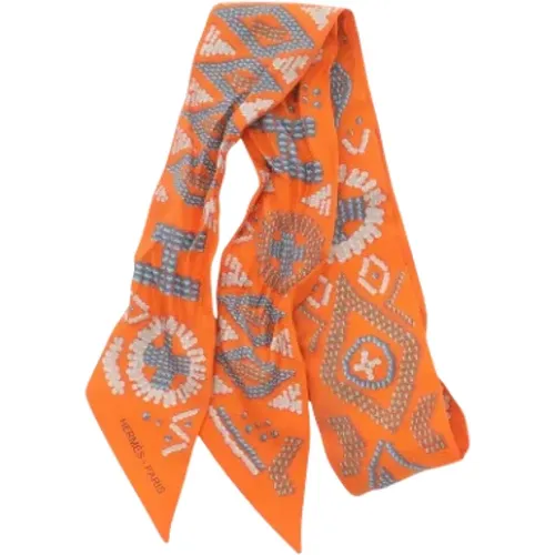 Pre-owned Silk scarves , female, Sizes: ONE SIZE - Hermès Vintage - Modalova