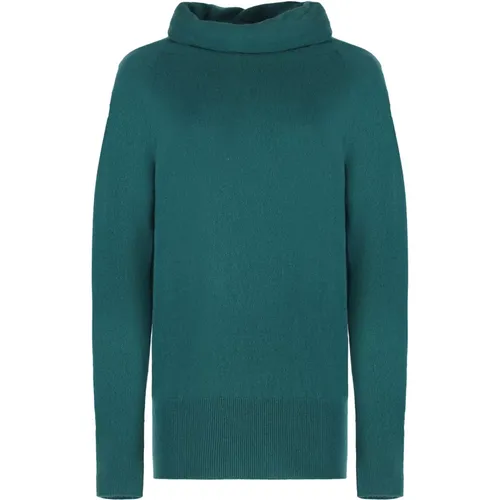 Luxuriöser Cashmere Rollkragenpullover , Damen, Größe: S - Malo - Modalova