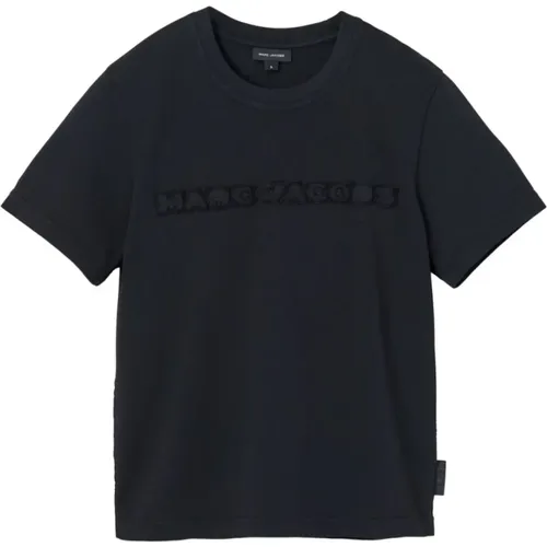 Schwarze T-Shirts und Polos , Damen, Größe: M - Marc Jacobs - Modalova