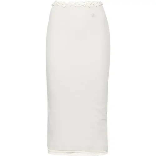 Midi Skirts,Weiße Baumwoll-Jersey Röcke Pack,Modische Röcke für Frauen - Jil Sander - Modalova