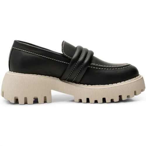 Chunky Leather Loafer - Contrast , female, Sizes: 7 UK, 5 UK, 3 UK, 4 UK, 8 UK - Shoe the Bear - Modalova