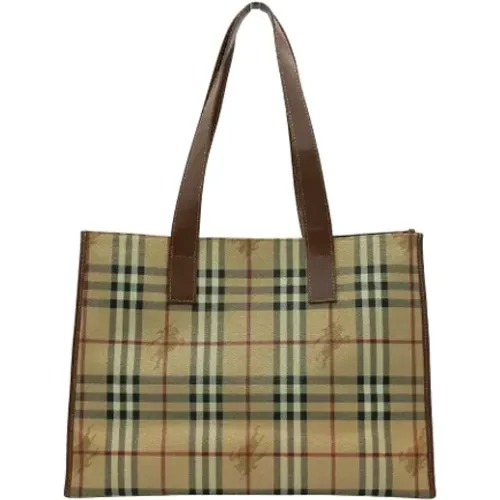 Pre-owned Leather totes , female, Sizes: ONE SIZE - Burberry Vintage - Modalova