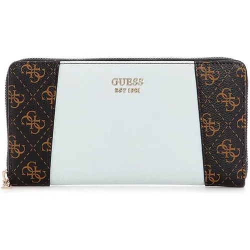 White Naya SLG Wallet Women , female, Sizes: ONE SIZE - Guess - Modalova