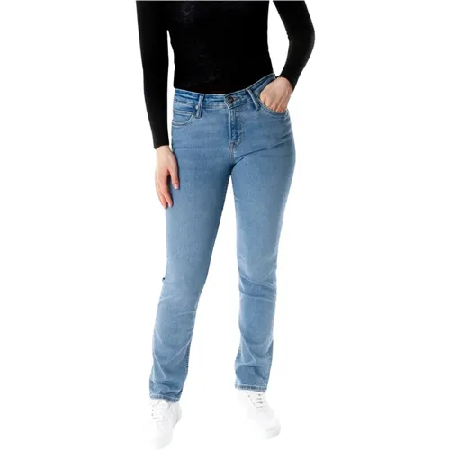 Marion Straight Fit Jeans , Damen, Größe: W27 L33 - Lee - Modalova