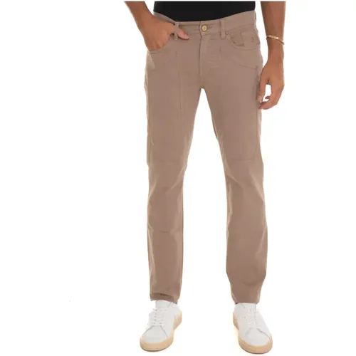 Slim Fit 5-Pocket Trousers , male, Sizes: W42, W36, W30, W31, W34, W35, W32, W33, W38, W40 - Jeckerson - Modalova