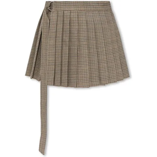 Checked skirt , female, Sizes: 2XS, S, XS - Ami Paris - Modalova