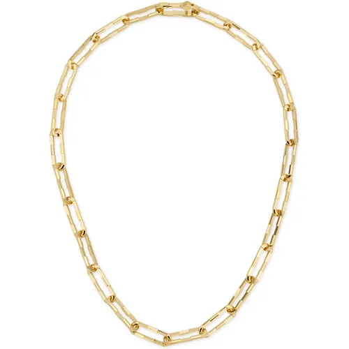 Ybb744599001 - 18kt Gold - Link to Love Necklace , female, Sizes: ONE SIZE - Gucci - Modalova