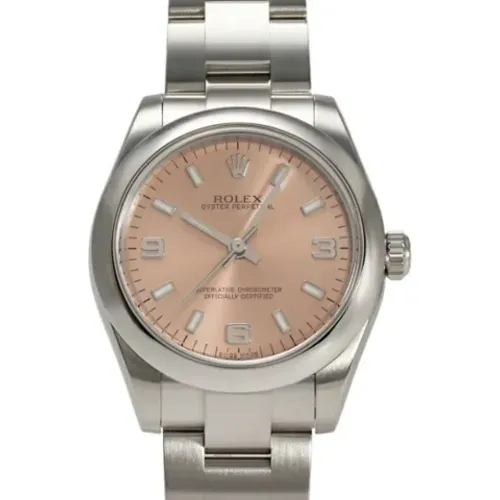 Pre-owned Stainless Steel watches , female, Sizes: ONE SIZE - Rolex Vintage - Modalova