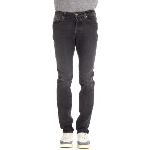 Grey Sartorial Denim Jeans , male, Sizes: W34 - Jacob Cohën - Modalova