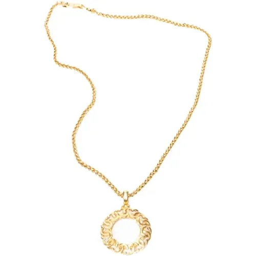 Pre-owned Stainless Steel necklaces , female, Sizes: ONE SIZE - Chanel Vintage - Modalova