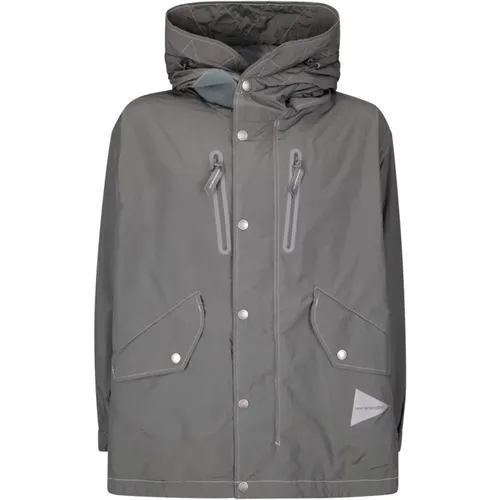 Fishtail Octa Coat , male, Sizes: L/XL, S/M - And Wander - Modalova