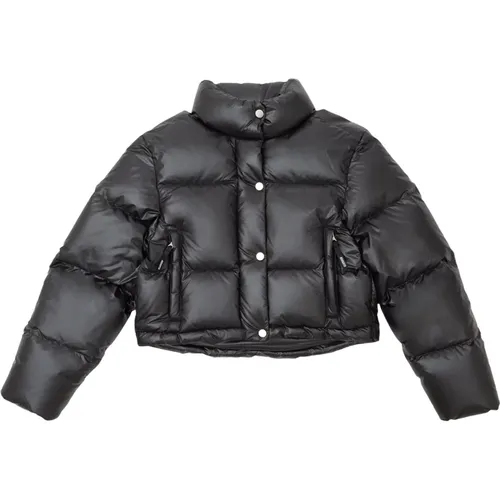 Enigma Cropped Puffer Jacke , Damen, Größe: XL - Axel Arigato - Modalova