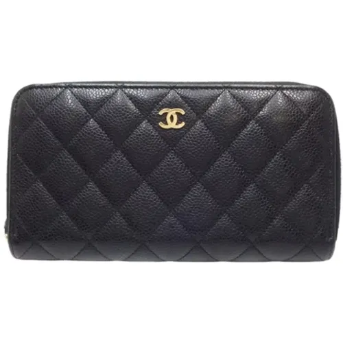 Pre-owned Leather wallets , female, Sizes: ONE SIZE - Chanel Vintage - Modalova