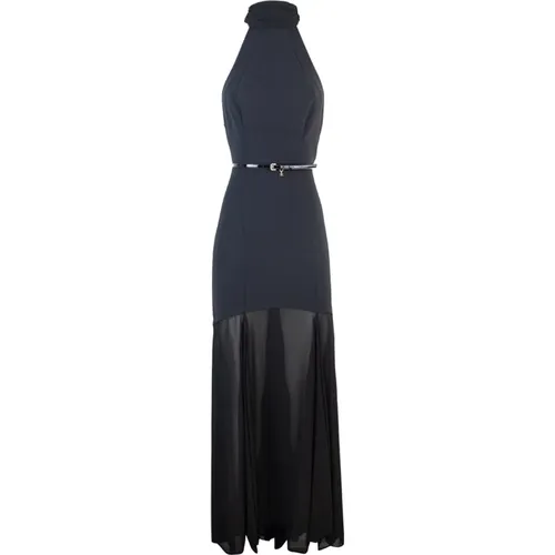 Dresses,Schwarzes Red Carpet Langes Kleid,Schwarze Kleider für Frauen - Elisabetta Franchi - Modalova