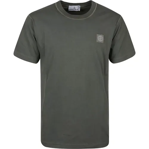 Musk T-Shirt , male, Sizes: XL, S, M, L - Stone Island - Modalova