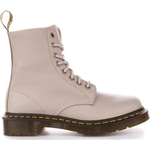 Taupe Vintage Ankle Boots for Women , female, Sizes: 4 UK, 5 UK, 8 UK, 6 UK, 7 UK - Dr. Martens - Modalova