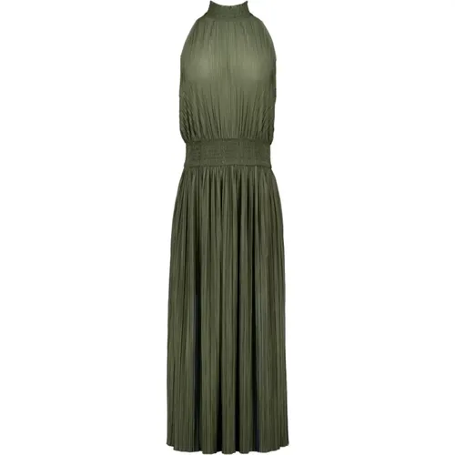 Uma Olivgrünes Kleid , Damen, Größe: L - Samsøe Samsøe - Modalova