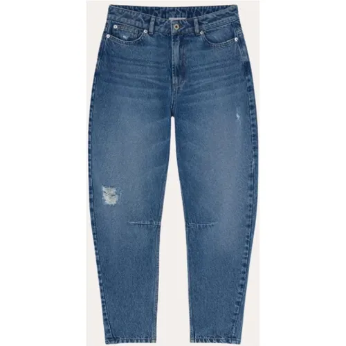 Hellblaue Denim Banana Leg Jeans , Damen, Größe: W25 - HALFBOY - Modalova