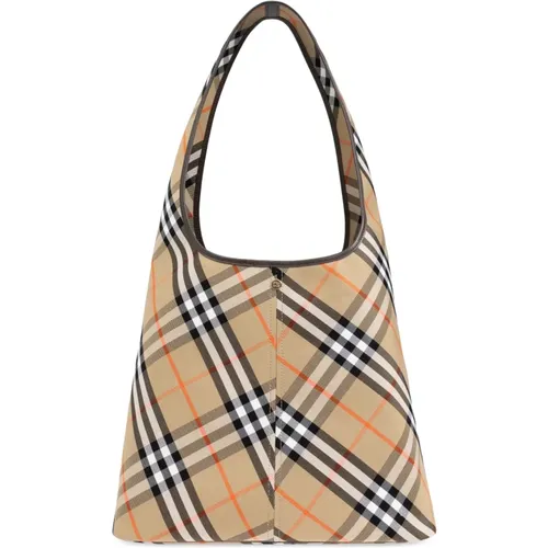 Check Pattern Shoulder Bag , female, Sizes: ONE SIZE - Burberry - Modalova