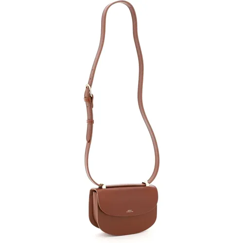 Geneve mini crossbody bag , female, Sizes: ONE SIZE - A.p.c. - Modalova