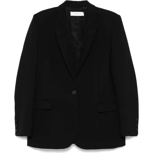 Geprägter Blazer mit klassischen Details , Damen, Größe: S - IRO - Modalova