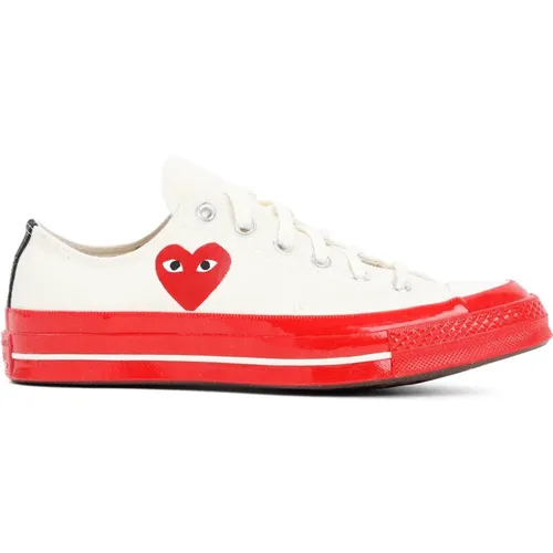 Weiße Converse Sneakers , Damen, Größe: 36 EU - Comme des Garçons Play - Modalova