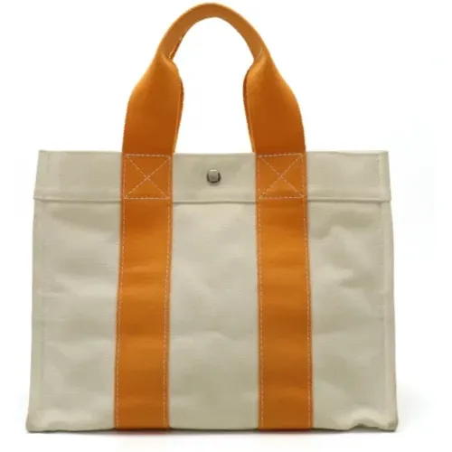 Pre-owned Canvas handbags , female, Sizes: ONE SIZE - Hermès Vintage - Modalova