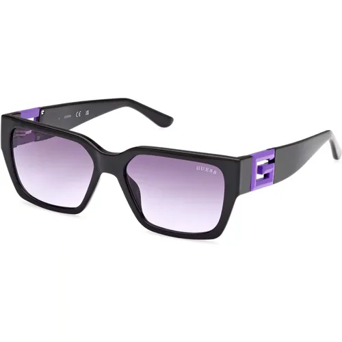Trendige Sonnenbrille mit Metallgestell , unisex, Größe: 55 MM - Guess - Modalova