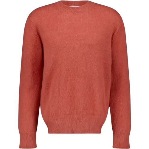 Luxurious Mohair Arrow Sweater , male, Sizes: M, S - Off White - Modalova
