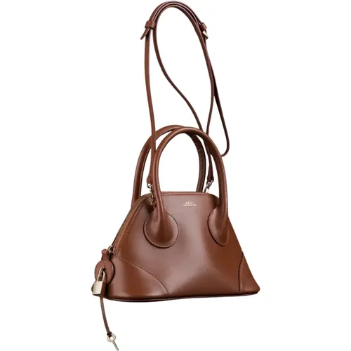 Emma Small Leather Bag , female, Sizes: ONE SIZE - A.p.c. - Modalova