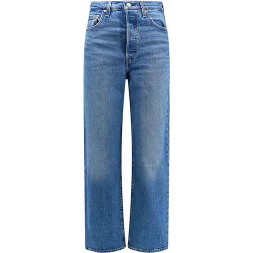 Levi's, Stretch Jeans mit Hoher Taille , Damen, Größe: W24 - Levis - Modalova