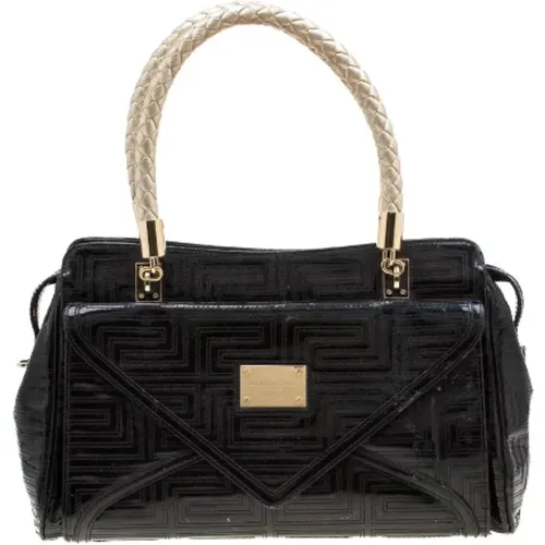 Pre-owned Leather handbags , female, Sizes: ONE SIZE - Versace Pre-owned - Modalova