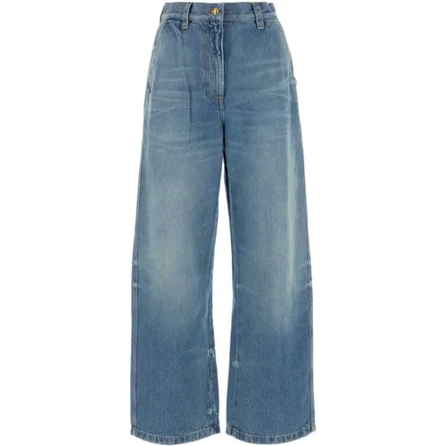 Weit geschnittene Denim-Jeans,Wide Jeans - Palm Angels - Modalova