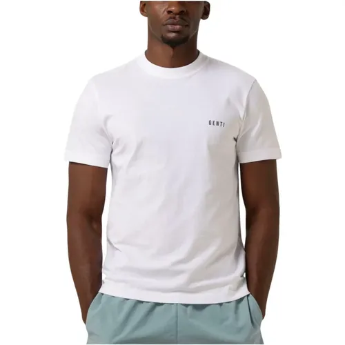 Weißes Polo & T-Shirt , Herren, Größe: 3XL - Genti - Modalova